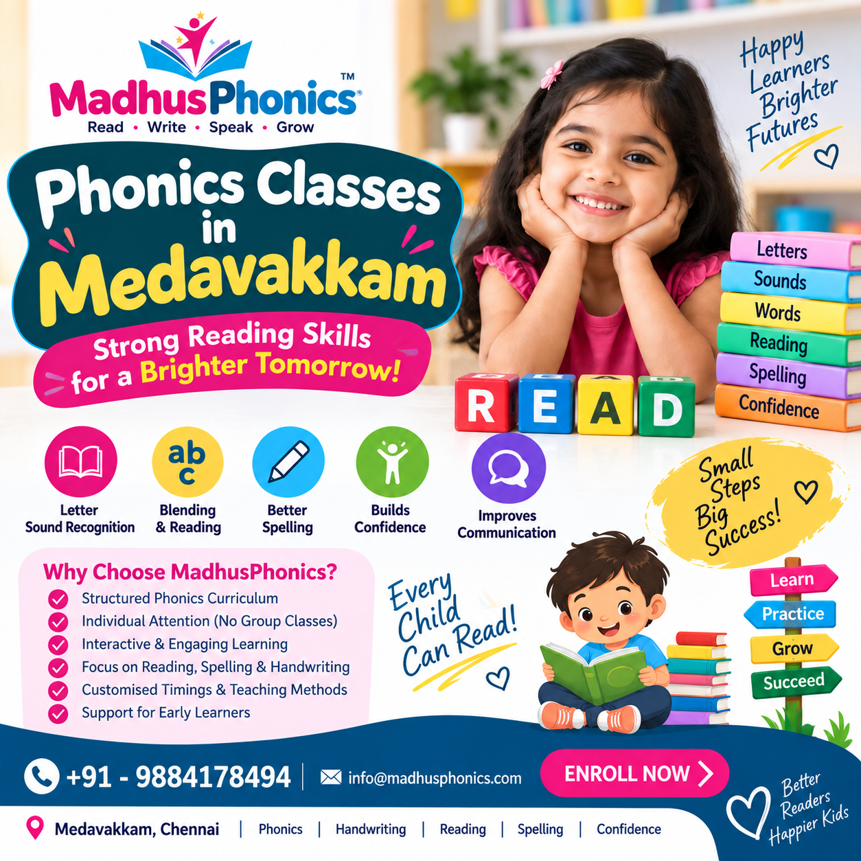 Phonics Classes in Medavakkam
