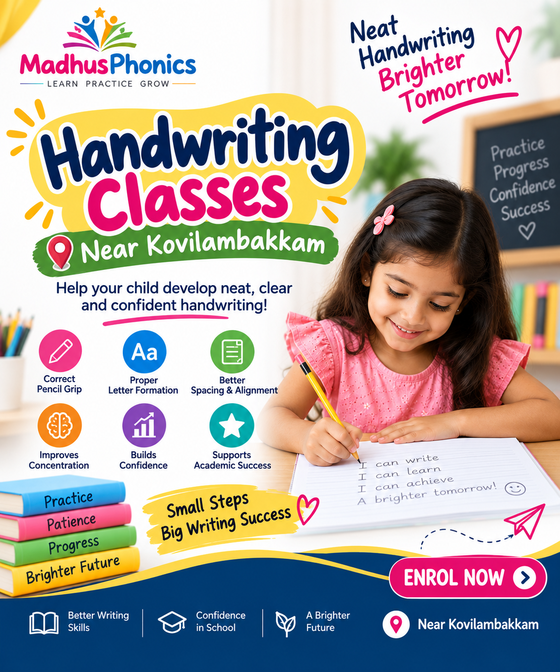 handwriting classes near koivlambakkam