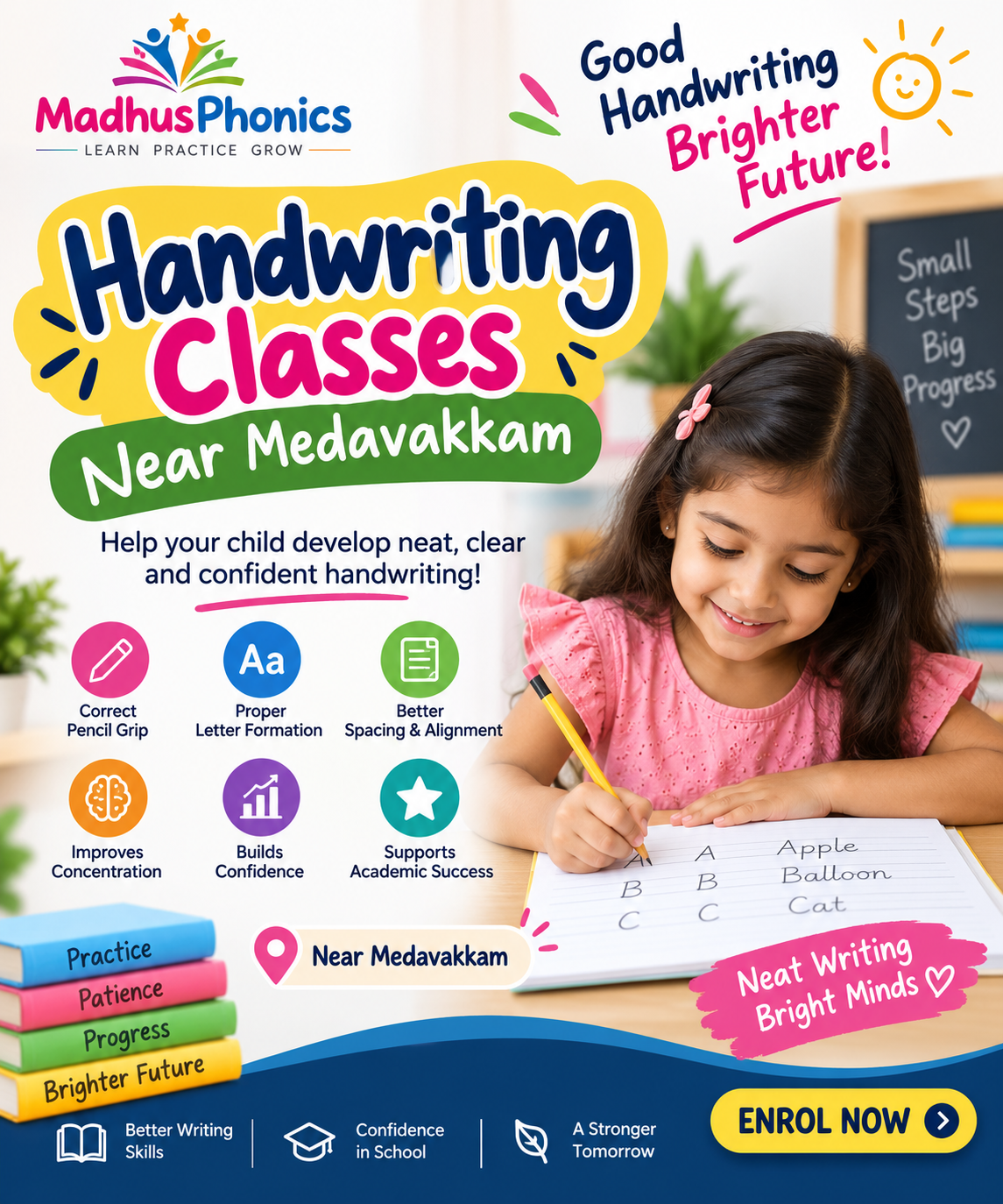 handwriting classes near medavakkam